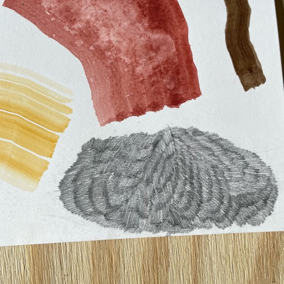 Mixed media abstract art - Picture 4 of 5